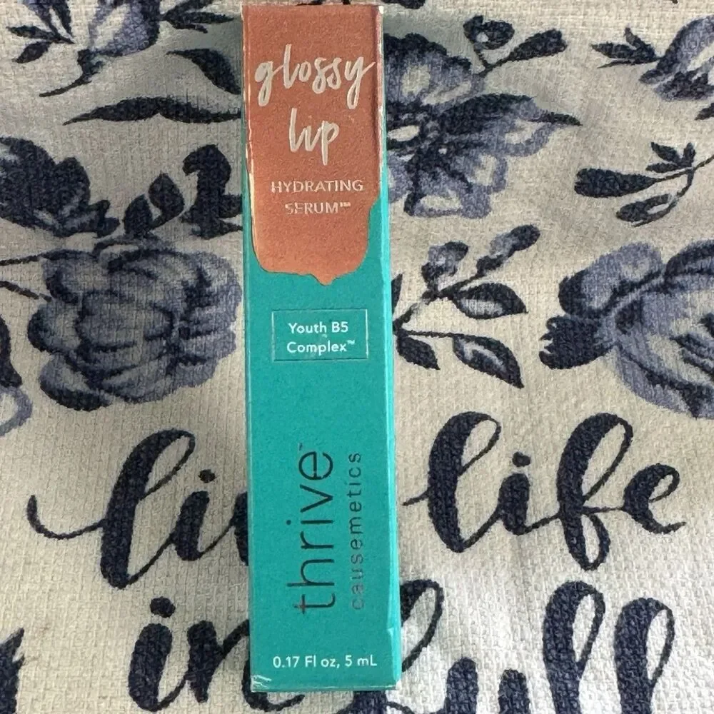 Thrive Causemetics Glossy Lip Hydrating Serum - Ruth Taupe Shimmer - NIB